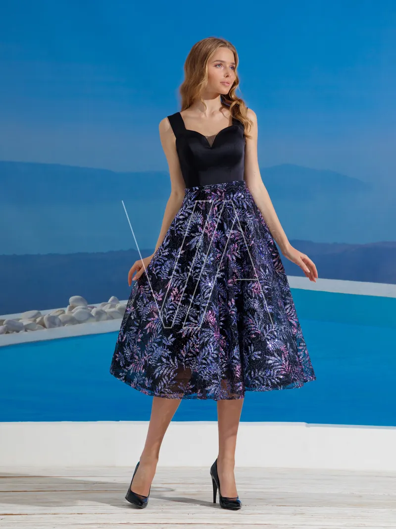 Elegant dress Alba 6119, colour чёрный — photo 1