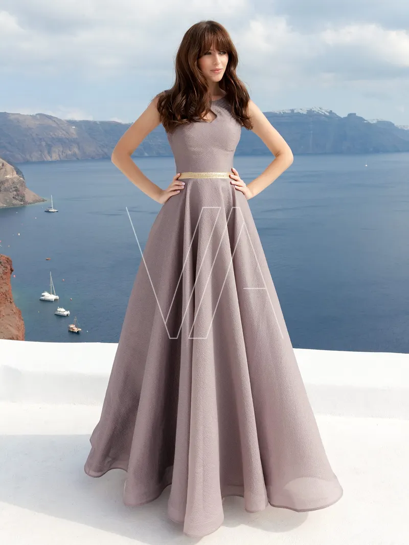 Wedding guest dress MX 4123A, colour серый — photo 1